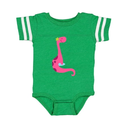 

Inktastic Cute Pink Dinosaur Gift Baby Girl Bodysuit