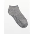 thumbnail image 5 of Joyspun Women's Full Terry Low-Cut Socks with Grippers, 3-Pack, Shoe Sizes 4-10, 5 of 6