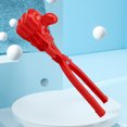 thumbnail image 4 of Divertido molde de nieve reutilizable pulgar/calabaza pala de nieve abrazaderas niños regalos juguetes deportivos JShteea El nuevo, 4 of 8
