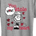 thumbnail image 3 of Peanuts - Patty Stole My Heart - Women's Short Sleeve Graphic T-Shirt, 3 of 6