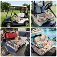 thumbnail image 6 of Golf Cart Seat Covers for 2 Seater,Green Orange Pumpkins Fall Microfiber Cart Seat Towel Blanket,Botanical Thanksgiving Retro Absorbent NonSlip Bench Seats Protector for Golf Course 51"x31", 6 of 9