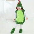 thumbnail image 6 of Kids Dinosaur Costumes With Shoes, Uccdo Boys Girls Sleevelss Hooded Top Green Dino Jumpsuits Halloween Party Clothes, 6 of 6