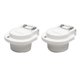 thumbnail image 1 of 2-Pack Free Rotation Pool Vacuum Vac Lock Safety Wall Mount GW9530 For Zodiac, W400BWHP, Suction P White, 1 of 5