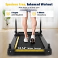 thumbnail image 5 of Hapycity Walking Treadmill for Seniors with Long Handrails, Forward & Reverse Walk, 0% Incline, 300 lbs Capacity for Home Recovery Fitness Exercise Machine, 5 of 9