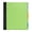 Green, variant on Mintra Durable Premium Spiral Notebook (3 Subject - Green Olive) - Fabric Covered Coils, Adjustable Pocket Folders, 150 Sheets