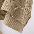thumbnail image 4 of AUNVITO Women's Casual V-neck Sleeveless Knit Vest Loose Fit Openwork Versatile Style, 4 of 6