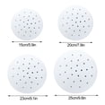 thumbnail image 5 of White (100 sheets) round 15cm (with holes) round air fryer paper with holes, double-sided silicone paper, food grease-proof paper, air fryer grease-proof paper, steamer paper, 5 of 8