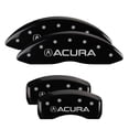 thumbnail image 2 of MGP 4 Caliper Covers Engraved Front & Rear Acura Black finish silver ch Fits select: 2007-2008 ACURA TL TYPE S, 2 of 6