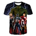 thumbnail image 2 of Camisetas de Hulk para niños, camiseta para niños, niñas, niños y niños, camiseta para niños, camisetas de dibujos animados en 3D de Marvel para niños, ropa Clothes7T zhangmengya CONDUJO, 2 of 2