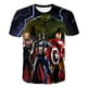 thumbnail image 2 of Camisetas de Hulk para niños, camisetas para niños, niñas, niños y niños, camiseta para niños, camisetas de dibujos animados en 3D de Marvel para niños, ropa, ropa 11T zhangmengya CONDUJO, 2 of 2
