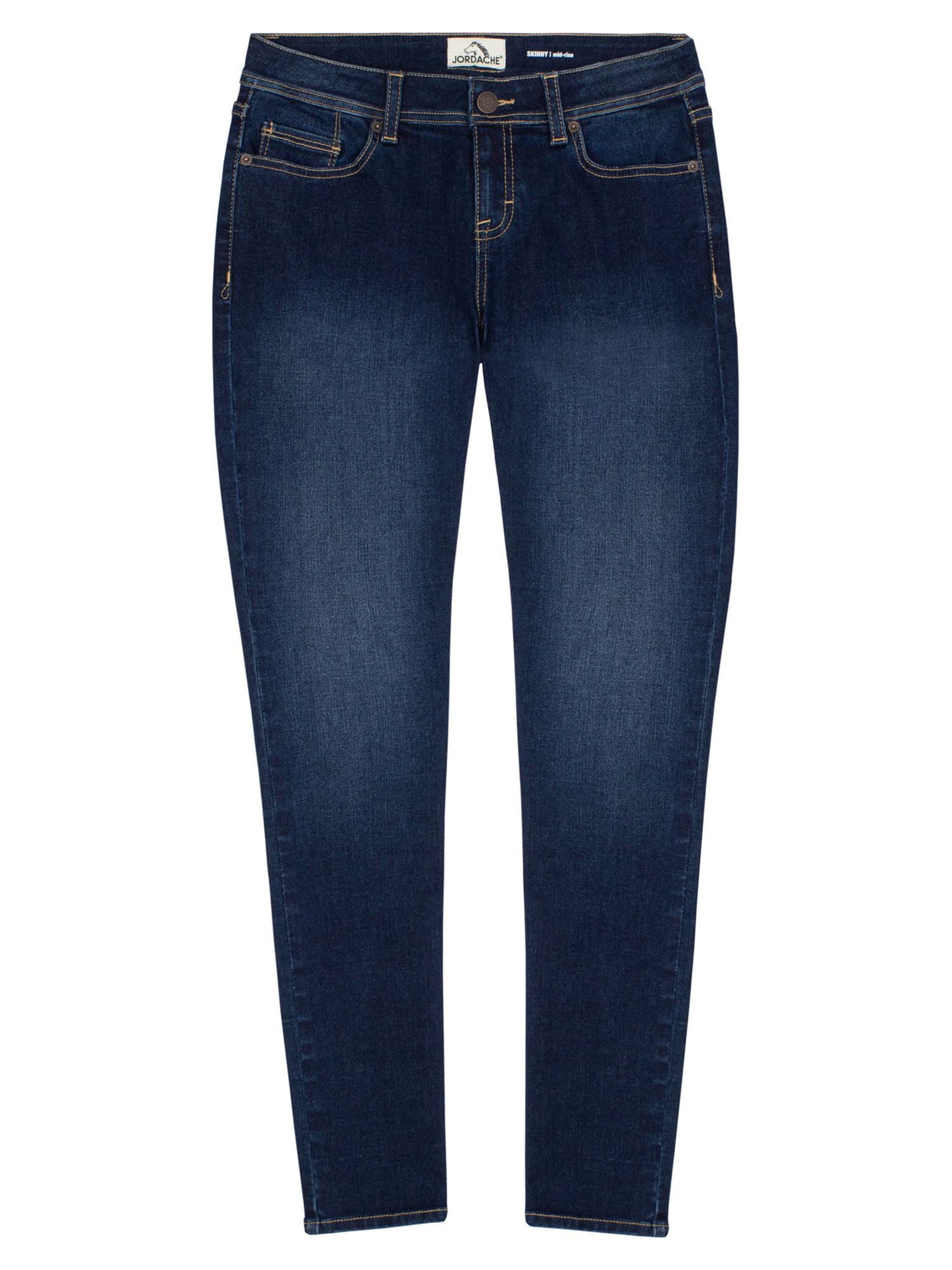 Jordache Women's and Women's Plus Mid-Rise Skinny Jeans, Sizes 2-22