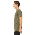thumbnail image 3 of Bella Canvas Mens-Long Body Tee-3006, S, Heather Olive, 3 of 3