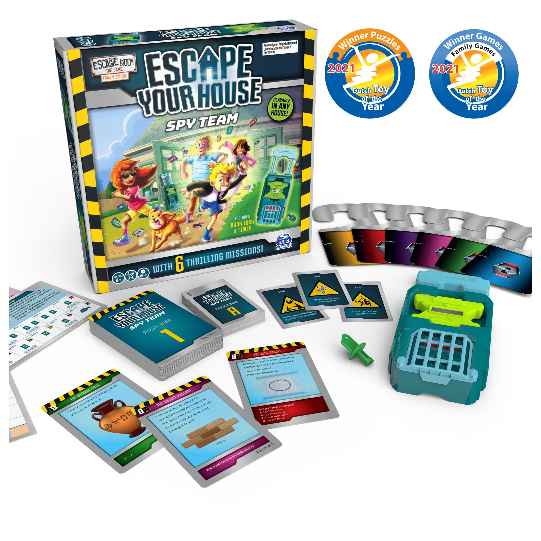 Escape Room The Game, Escape Your House: Spy Team Board Game