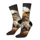 thumbnail image 1 of Balery Funny Bald Eagle Calcetas Largas con Estampado para Hombre y Mujer – Suaves y Transpirables, Talla Única (US 5-11), 1 of 6