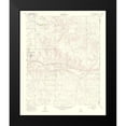 thumbnail image 2 of USGS 12x14 Black Modern Framed Museum Art Print Titled - Kelton Southeast Texas Quad - USGS 1965, 2 of 5