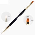 thumbnail image 4 of Pluma De Dibujo De Uñas De Doble Extremo Pluma De Arte De Uñas Pincel Pintura Dibujo Delineador Herramientas De Uñas 3 Uds Moyic CE006013-00, 4 of 6