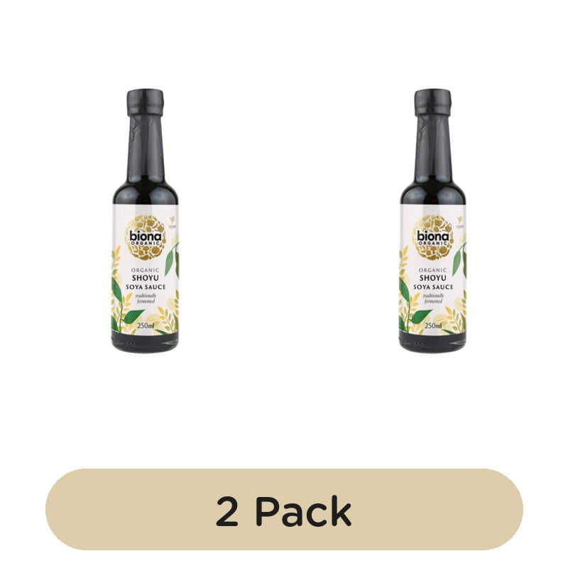 Biona Organic Shoyu Soy Sauce 250ml, British Import (Pack of 2)