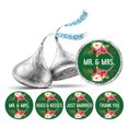 thumbnail image 1 of Darling Souvenir Rustic Wood Wedding Theme Stickers Labels 190 Pcs Party Favor-Green, 1 of 2