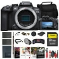 thumbnail image 1 of Canon EOS R10 Mirrorless Camera 5331C002 Sony 64GB TOUGH SD Card Bag Charger LPE17 Battery Card Reader Corel Photo Software HDMI Cable Flex Tripod Hand Strap International Model, 1 of 9