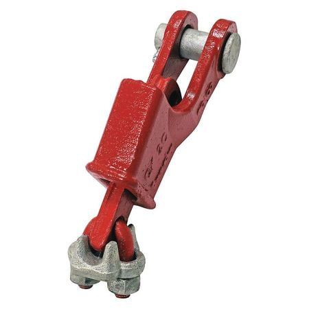 Wedge Base Socket - CROSBY 1035000 Terminator Wedge Socket, Steel, 3/8in