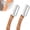 2 pc, variant on Multifunctional Vegetable Peeler with Wooden Handle and Bottle Opener, 2-in-1 Stainless Steel Blade, Contour-Flow for Kitchen Prep, Camping, Apple Potato Pumpkin Papaya Peeling