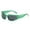 Green, variant on Wrap Around Sport Sunglasses for Men Women Futuristic Oval Shield Glasses with 400