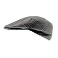 thumbnail image 3 of Dolce & Gabbana  Dark Grey Plaid Vintage Flat Cap-58 for mens, 3 of 5