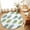 Blue, variant on Hallway Runner Rug 2'x6', Teal Brown Palm Leaf Kitchen Runner Rugs Non-Slip Carpet Mats, Summer Botanical Tropical Rustic Bedside Rugs Runners Washable Floor Carpet for Bathroom Laundry Room