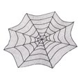 thumbnail image 1 of Mantel de encaje para chimenea, decoración de cubierta de tela redonda de araña de Halloween, 1 of 8