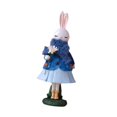 thumbnail image 4 of Estatua de conejo de Pascua lindo adorno de ornamias de Pascua linda figura de conejo de dibujos animados para festival de sala de estar de escritorio Estilo C, 4 of 8