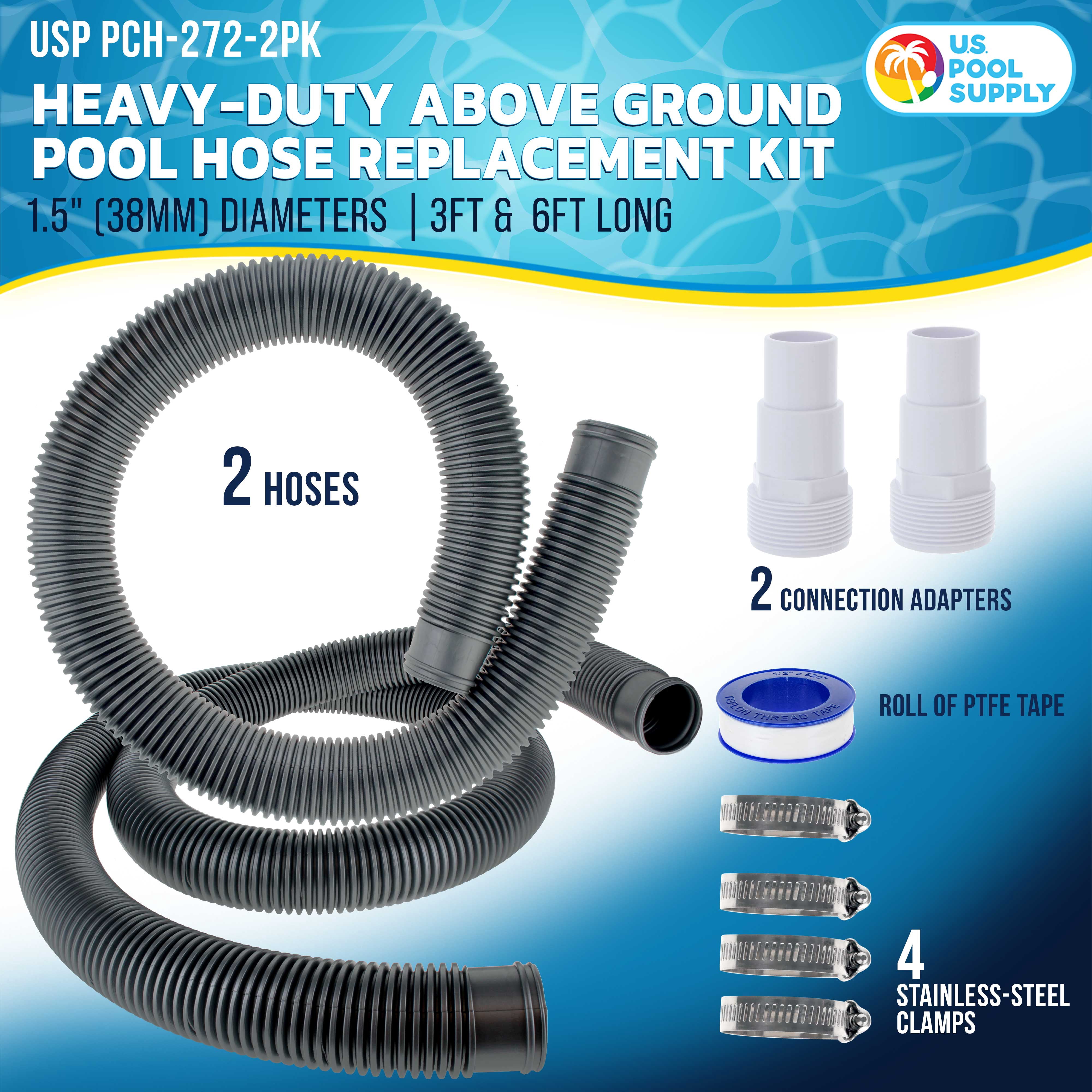 U.S. Pool Supply Pool Hose Replacement Kit - Thumbnail 3