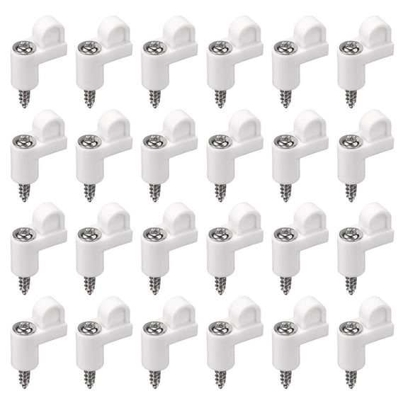 Giaone Strong Screen Retainer Clip 3/8 Inch 24Pcs Metal Screws Window Hardware