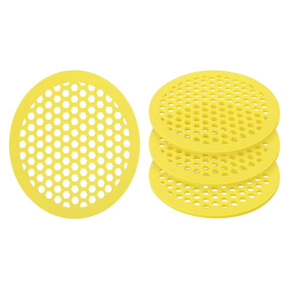 Bright Yellow Bees Bath Floater for Outdoor Gardens Backyards Balconies 4 Pieces