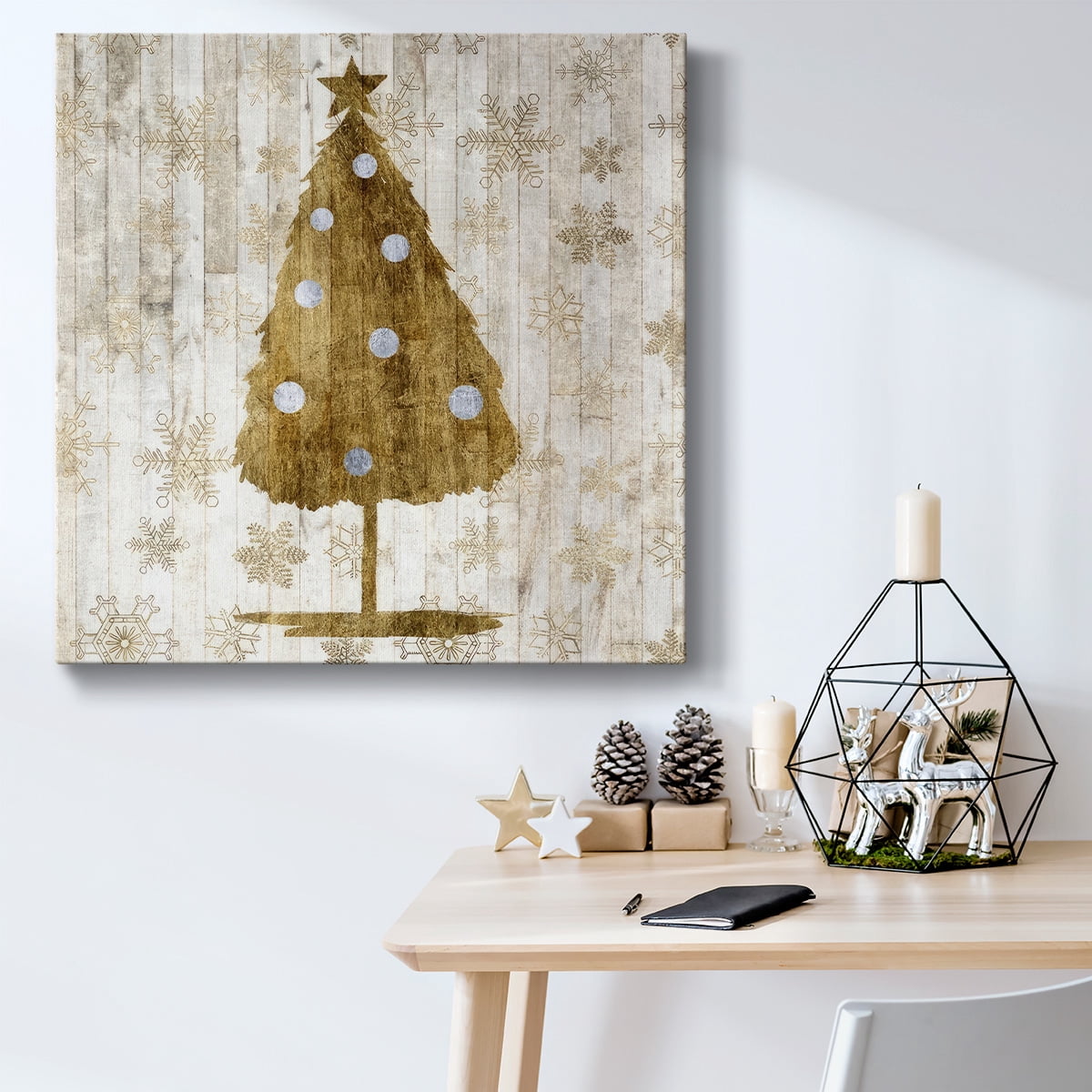 Sophisticated Christmas I- Gallery Wrapped Canvas