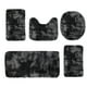 thumbnail image 2 of Soft Bathroom Rugs 5-Piece Non-Slip Absorbent Velvet Toilet Mats and Lid Cover for Bathroom Floor Shower Mat Washable Comfortable Home Decor(15.7x31.5in,15.7x19.6in,15.7x14.9in,2 pcs 15.7x23.6in), 2 of 8