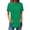 Green women's short sleeve t-shirt a1, variant on Women's Short Sleeve T-Shirts Round Neck Casual Basic Tees Curved Hem Solid Color Tops Everyday Comfort Summer Fashion Clothes, Orange M