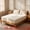 Creamy White 39"x74.8", variant on Unique Bargains Fitted Sheet Polyester Bed Sheets Comfortable Bedding Dark Grey 39"x74.8"