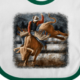 thumbnail image 4 of Inktastic Bull Riding Boys or Girls Baby Bib, 4 of 4