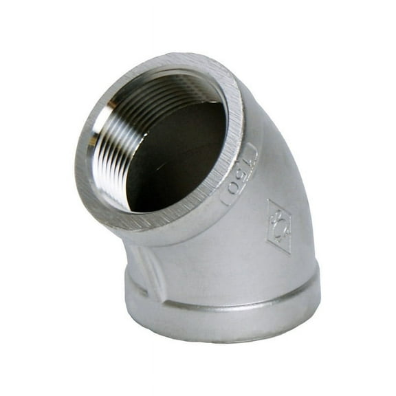 Smith-Cooper 1-1/4 in. FPT X 1-1/4 in. D FPT Stainless Steel 45 Degree Elbow