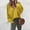 Yellow, variant on Aloohaidyvio Sweaters for Women,Women Fashion V-Neck Loose Pullover Solid Color Long Sleeves Sweater Tops