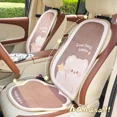 thumbnail image 2 of Cojín universal de felpa para asiento de coche, cálido y cómodo, funda de cojín para asiento de coche, decoración interior con dibujos de oso, accesorios para coche, 2 of 5