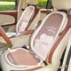 thumbnail image 2 of Cojín universal de felpa para asiento de coche, cálido y cómodo, funda de cojín para asiento de coche, decoración interior con dibujos de oso, accesorios para coche, 2 of 5
