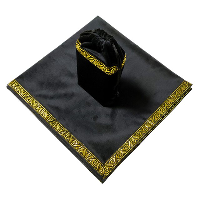 TFixol-Mantel de adivinación de Tarot de terciopelo, bolsa de cartas de Tarot, accesorios para juegos de mesa