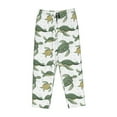 thumbnail image 4 of Naloa Cute Turtle Print Women’s Ultra-Soft Comfy Pajama Lounge Pants with Pockets & Drawstring, 4 of 8