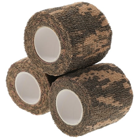 3 Rolls Camouflage Tape Magnetic Duct Outdoor Invisible Non-woven Fabric