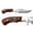 Gray, variant on NDZ Performance Elk Ridge 9.5" Fixed Blade Knife – Red US Flag Engraved Pakkawood Handle, Full Tang, Leather Sheath – Tactical & Hunting Knife