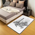 thumbnail image 3 of Erosebridal Dirt Bike Area Rug for Living Room Bedroom,Motorcycle Indoor Floor Mat Teens Men,Motorbike Sport Carpet 5x7 for Bedside,Motocross Rider Extreme Sport Area Rugs Non Slip, 3 of 6