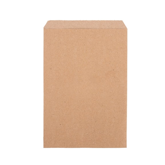 SSWBasics Flat Kraft Paper Merchandise Bags 6 1/4 x 9 1/4 in Case of 1000