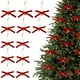 thumbnail image 1 of mfyjkho 12 Adornos Colgantes De Lazo Para Árbol De Navidad: Decoración De Tela Para Colgar, Para Coronas, Regalos Y Fiestas., 1 of 8