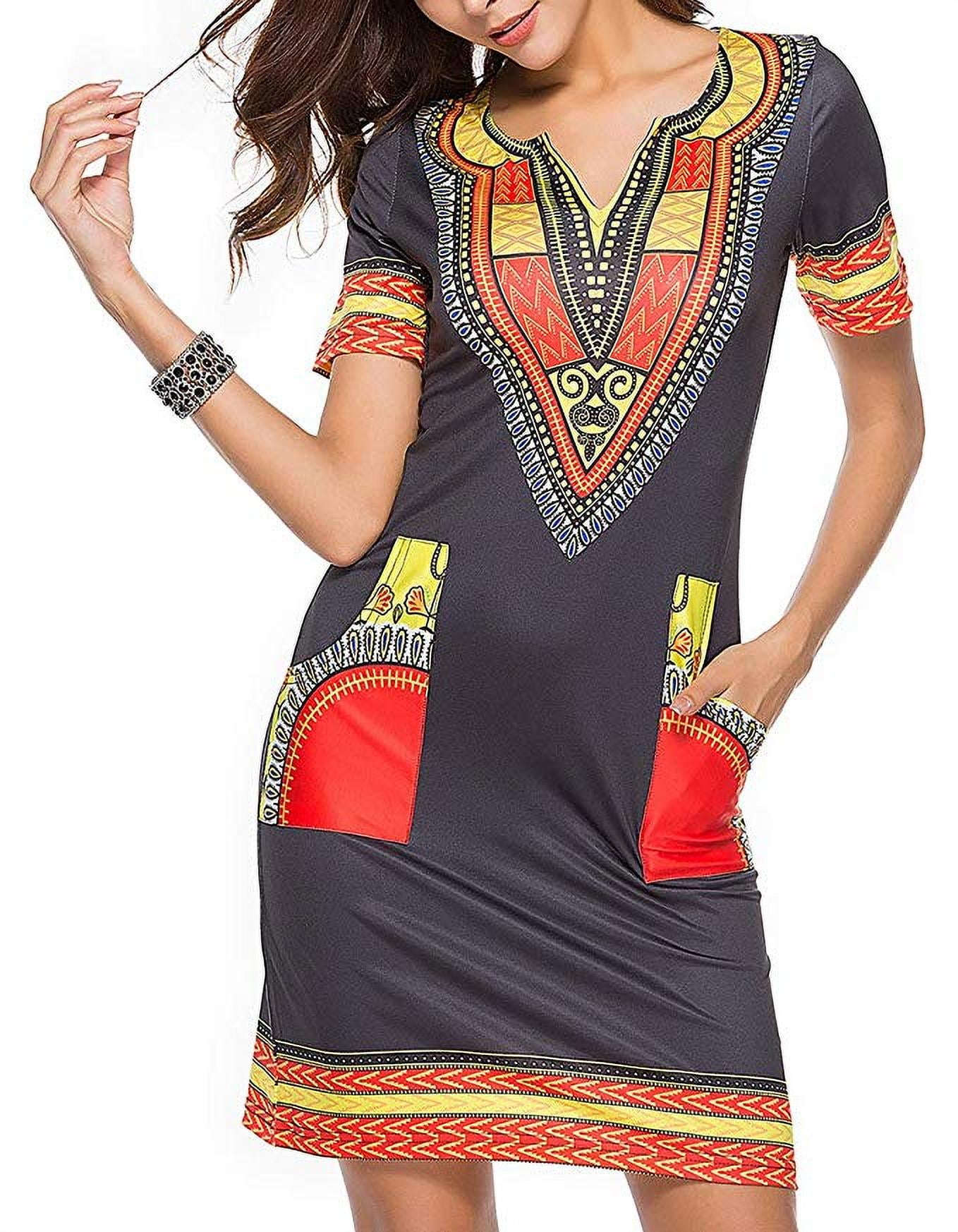 Women Hip Waist African Ethnic Fashion Wood Bohemian Belt  Brown Dots Size S M 